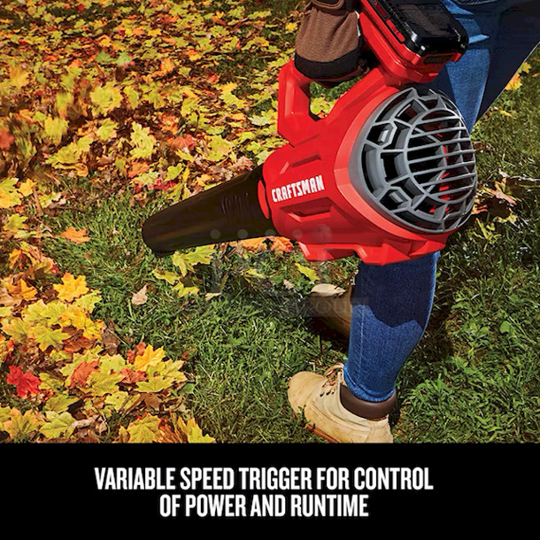 All New, All Craftsman CRAFTSMAN V20 Brushless 2-Piece 20-Volt Max Cordless Power Equipment Combo Kit – 13” Weed Wacker, String Trimmer & Blower Combo Kit (With Battery & Charger) 10x Your Bid - Image 5 of 12