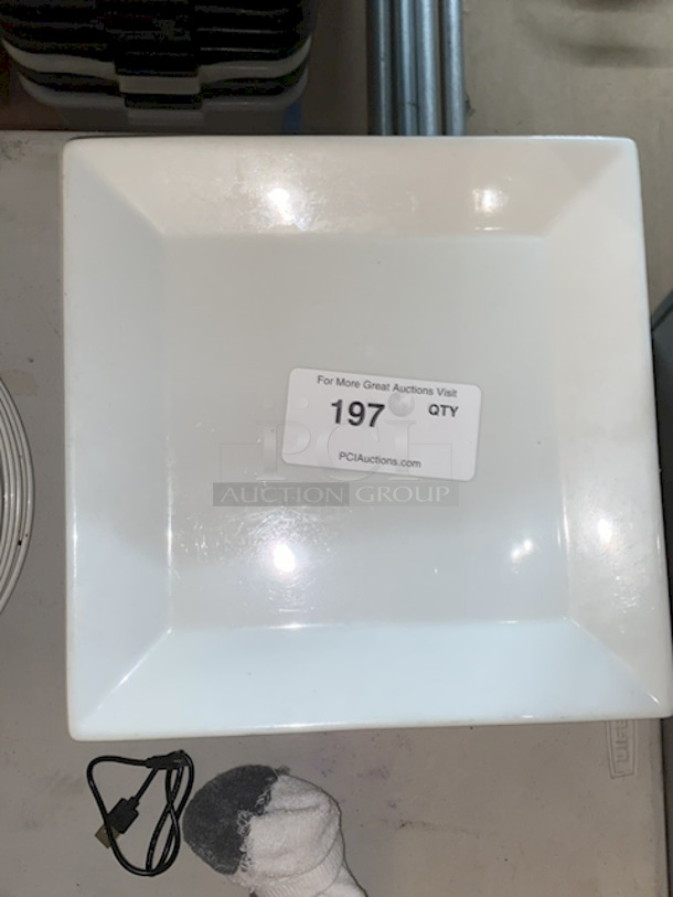 OUTSTANDING!! ALL FOR ONE! Stack of CAC China Square Plates. 10-1/2"x10-1/2" - Image 1 of 1