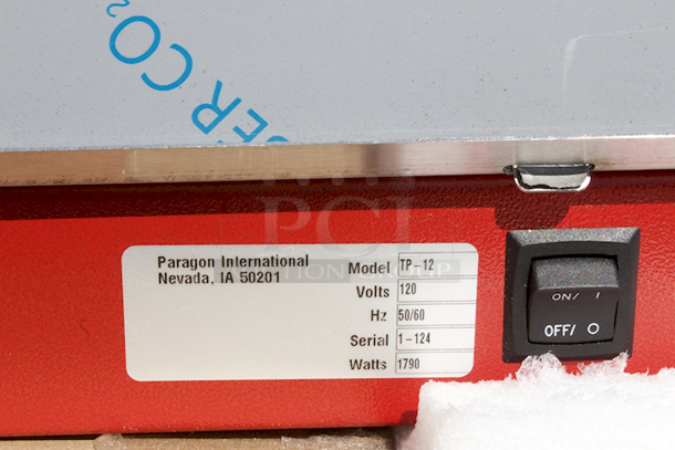 BRAND NEW SCRATCH & DENT! Paragon 1112110 Commercial Theater 12 oz. Popcorn Machine - Front Of Unit Is Missing Glass - Image 3 of 8