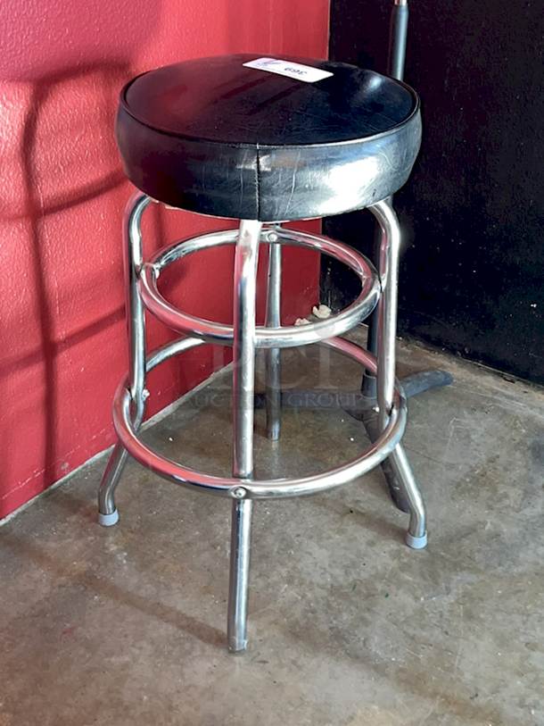 FOR THE BAND! Bar Stool, Extra Padded Swivel Top, Metal Frame, Foot Rest - Perfect Height For Acoustic Sessions.  - Image 3 of 3