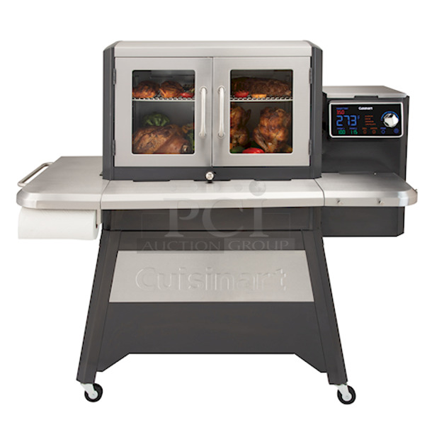 NEW IN THE BOX! Cuisinart Clermont Pellet & Grill Smoker. 
64.17 x 30.67 x 58.86 Inches - Image 1 of 9