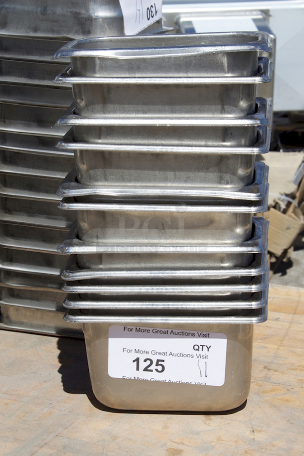 1/9 Pans Stainless Steel x 4". 11x Your Bid - Image 1 of 1