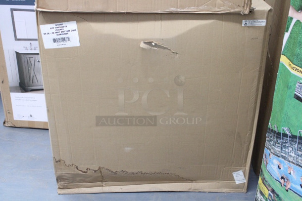 Style Selections 36-in White Undermount Single Sink Bathroom Vanity with White Cultured Marble Top (Mirror Included) - Image 10 of 10