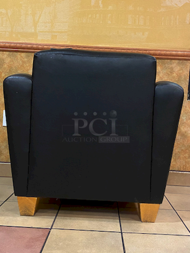 SUPER COMFY! Plymold Upholstered and Padded Coffee Table Seating. 35x28x31 - Image 4 of 5
