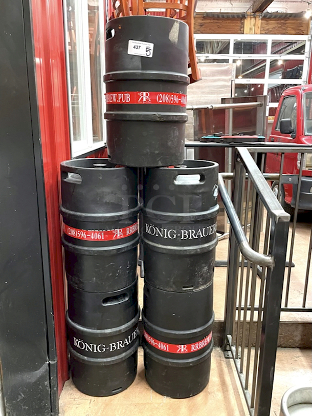 ?50 Liter Euro Sanke "D" Kegs? Stainless Steel 
50 Liter = 13.2 gallons = 105 pints = 140 12oz bottles
5x Your Bid - Image 1 of 2