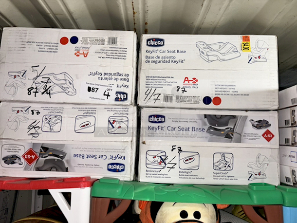 NEW!!  4 OF A KIND!! Chicco KeyFit® Car Seat Bases. 4x Your Bid - Image 1 of 2