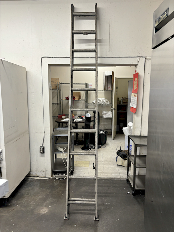 Cuprum 385-20 Household Type III Extension Ladder, 20ft. 200 Lbs Duty Rating.  - Image 1 of 3