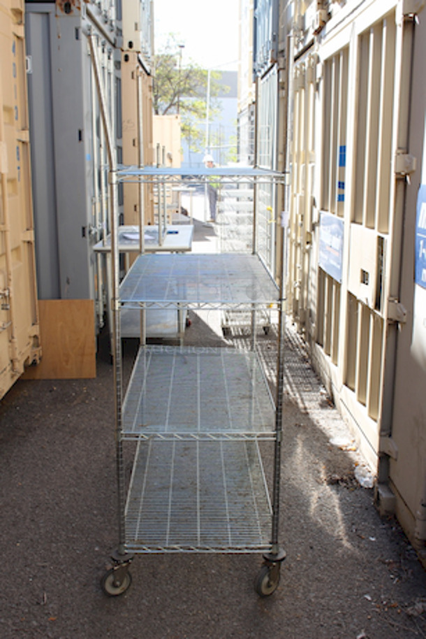 Metro Rack On Commercial Casters! 48x24x80 - Image 3 of 3