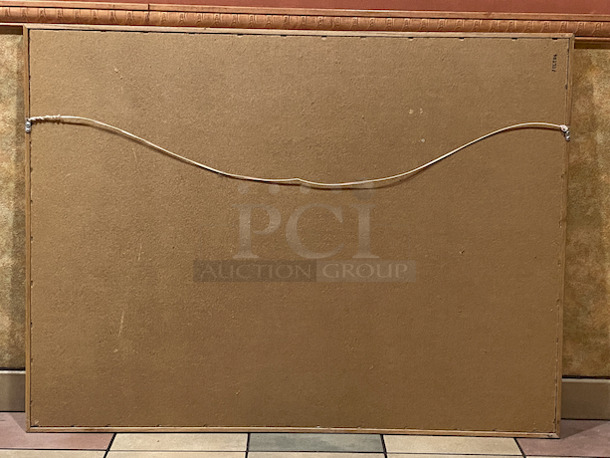 NICE! Hanging Wood Framed Corkboard Perfect for Business Cards. 

48x1x36 - Image 2 of 2