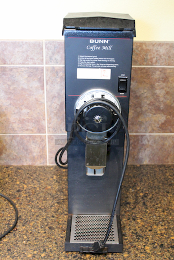 Bunn G3HD Bulk Coffee Grinder w/ 3 lb Hopper Capacity, (22100.0000). 120v/60/1-ph, 11 amps, 1320 watts, NEMA 5-15P, cord attached, UL, ETL-Sanitation