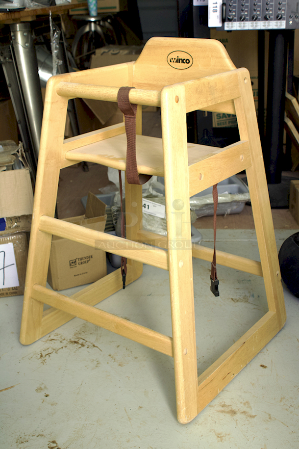 BEAUTIFUL! (3) Wooden Highchairs and (1) Wooden Booster Seat. 4x Your Bid - Image 6 of 11