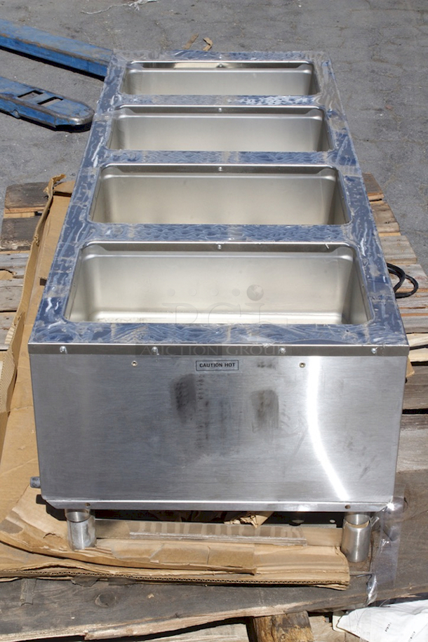BRAND NEW SCRATCH & DENT! Eagle Group SHT4 Steam Table - Four Pan - Sealed Well, 240V - Cord Is Damaged - Image 5 of 11