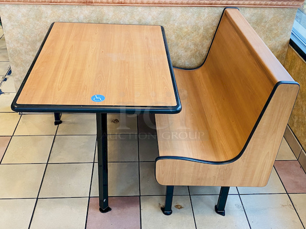 LIKE NEW! ADA Compliant Plymold ADA Island Unit with Thin Profile Dur-A-Edge® 47" Table Top. 
50x41-1/2x35-1/2 - Image 4 of 8