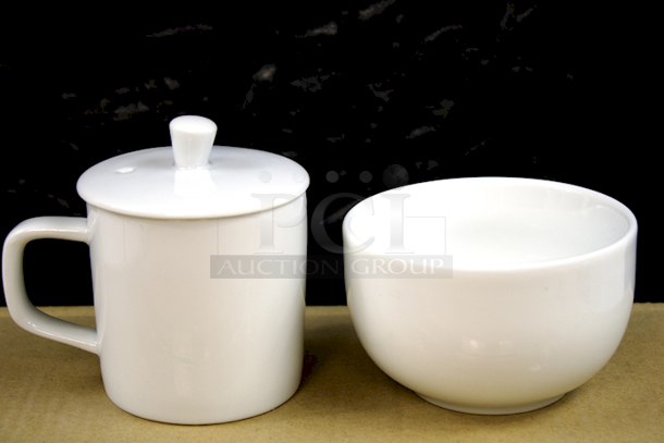 Professional Tea Cupping Set. Each Set Is Individually Boxed And Includes: Porcelain Pitcher, Lid And Bowl. 19x Your Bid - Image 3 of 5