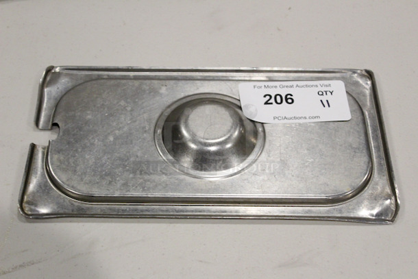 Stainless Steel 1/3 Pan Covers, Slotted.
12-1/2x6-3/4
11x Your Bid
 - Image 1 of 3