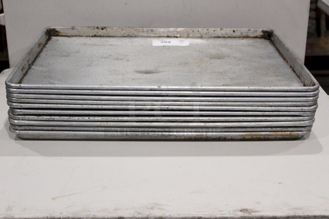 HUGE LOT! Vollrath 9001 Wear-Ever Full Size 16 Gauge 18" x 26" Wire in Rim Aluminum Bun / Sheet Pan
18x25-1/2x1	
10x Your Bid
