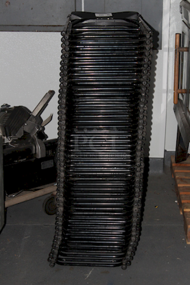 SWEET! Stackable Commercial Folding Chairs. 17-1/2x19-1/2x32
5x Your Bid

This lot only includes 5 chairs. The stack is for illustration purposes only.  - Image 5 of 5