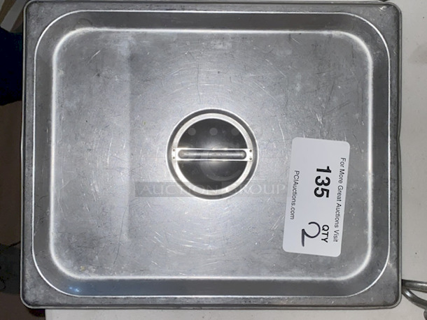 DOUBLE UP! Solid ½ Pan Lids. 2x Your Bid - Image 1 of 2