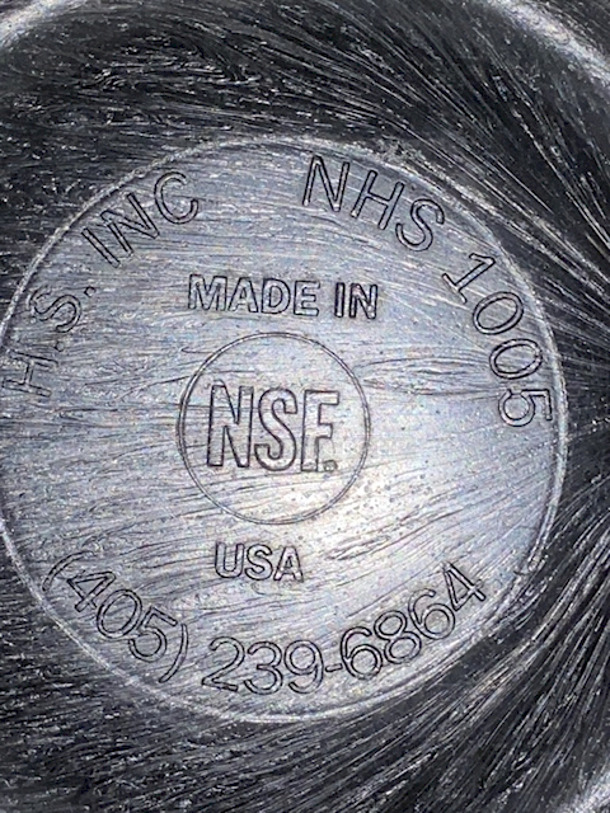 10-SPOT! HS Inc. NHS1005 20 oz. Charcoal Polypropylene Grande Molcajete. 7"x1-1/2" 10x Your Bid - Image 2 of 3
