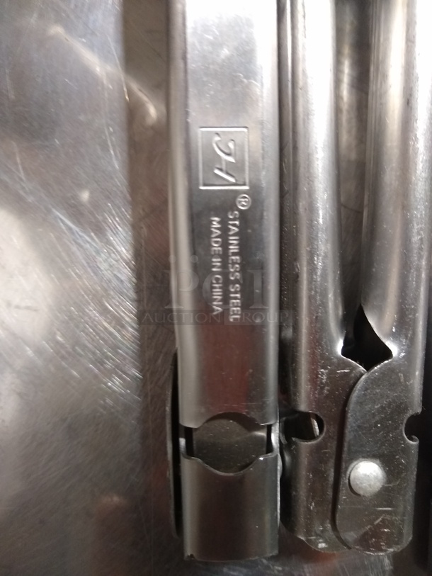 10 in. Tongs x3 - Image 3 of 3