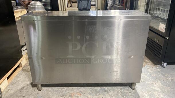 Yukon 36" Enclosed Base Table with Open Front and Mid shelf - Image 4 of 4
