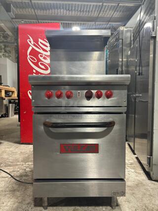 Vulcan Electric Restaurant Range, 4 French Plate, Standard Oven

