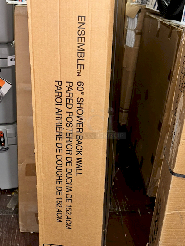 Sterling ENSEMBLE Collection 60" SHOWER BACK WALL.  72-1/2 in x 60"  - Image 2 of 3