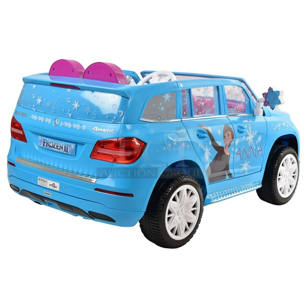 Disney Frozen Mercedes GLS-320 Battery Powered Ride-On, 12 Volt For Girls Ages 3 and up. 34.25 x 49.70 x 25.00 Inches
 - Image 5 of 11