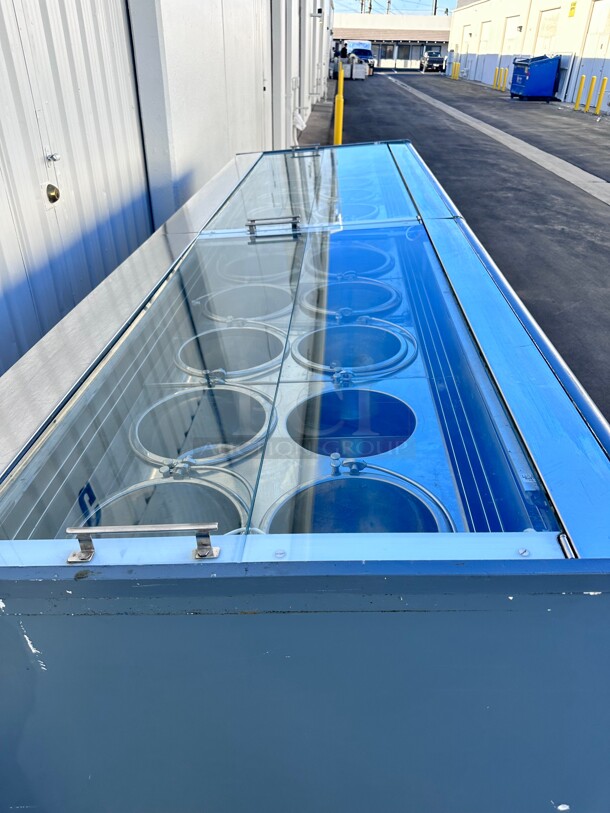 Late Model Gelo Standard 120 Inch SCACCO MATTO Ice Cream Show Case 220 Volt Working - Image 5 of 10
