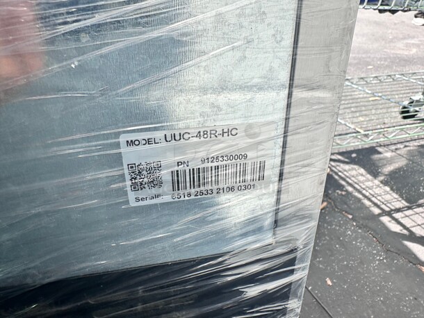One Year Old Cooler Depot UUC-48R-HC 48 inch Two Door Undercounter Refrigerator 115 Volt - Image 5 of 6