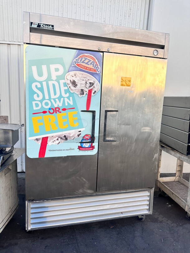 True T-49F 49 Cu.Ft Two Section Stainless Reach-in Freezer 115 Volt Workimng - Image 8 of 9