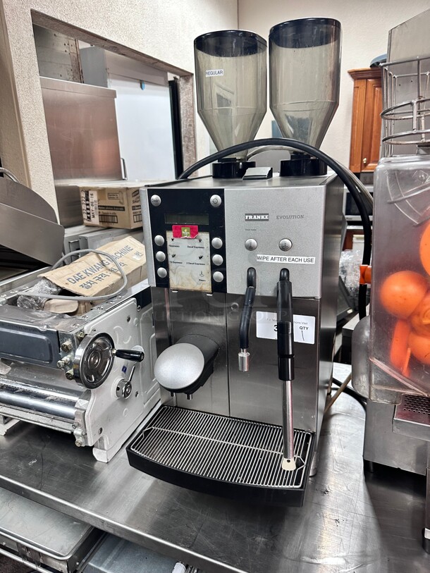 Certified Working! Franke Evolution Commercial 1 Step Super Automatic Espresso Machine NSF 220 Volt 1 Phase  - Image 5 of 9