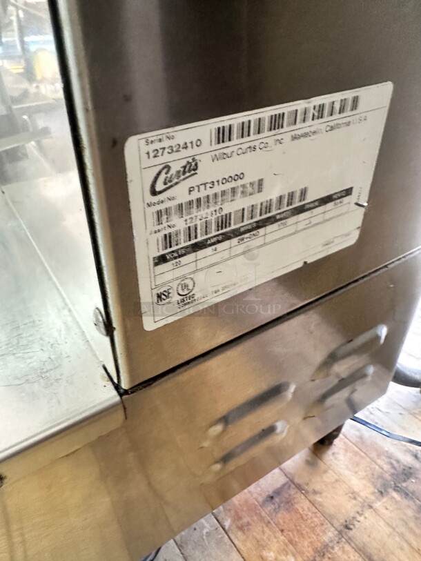 Excellent Condition Curtis TBP 3 Gallon Low Profile Universal Tea Brewer with Dispenser - 120V Tested and Working! - Image 5 of 5
