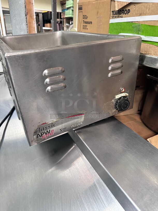 APW W-3VI Countertop Food Warmer - Wet w/ (1) Full Size Pan Wells, 120v - Image 2 of 6