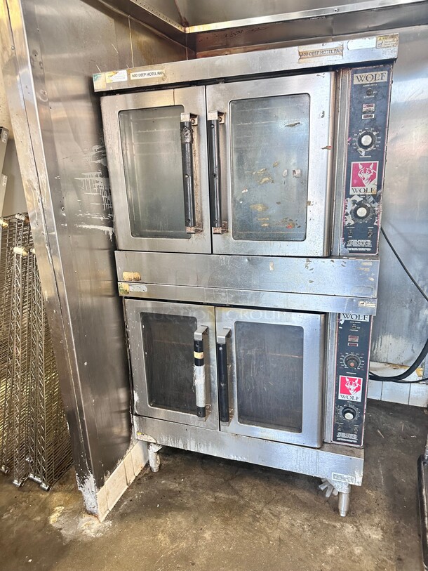 Working Wolf WC44GD Double Full Size Natural Gas Convection Oven - 100,000 BTU - Image 6 of 7