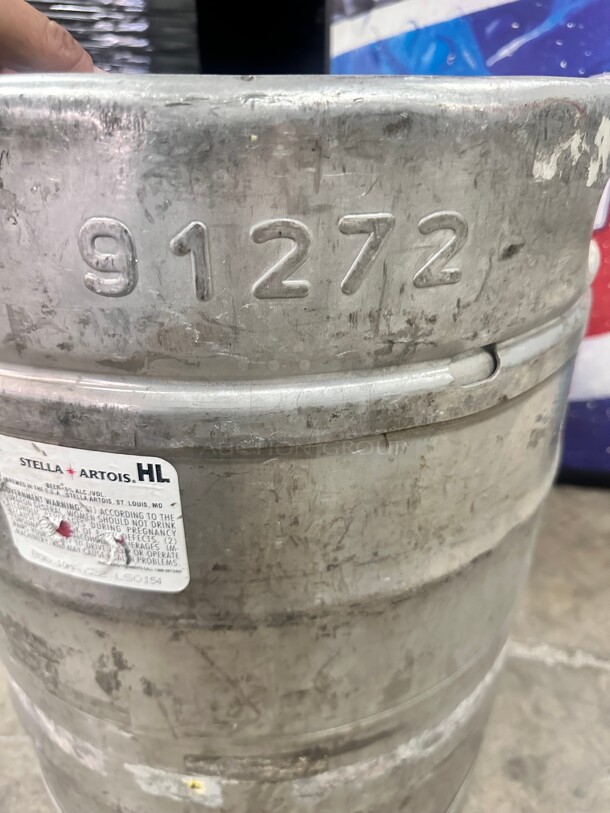 Stella Artois 13.2 Gal (1/2 bbl) keg - Image 7 of 8