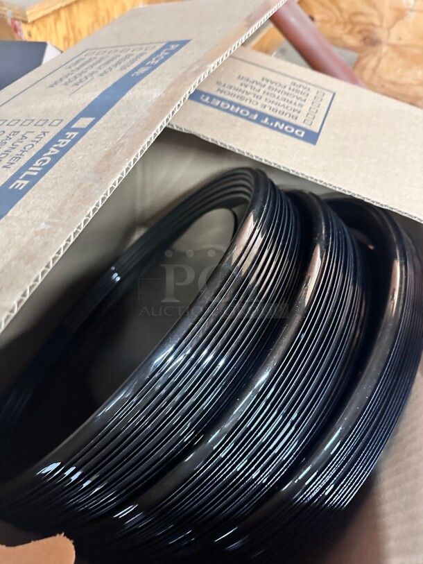 One Lot A Box Of Black Plastic Covers - Image 1 of 3