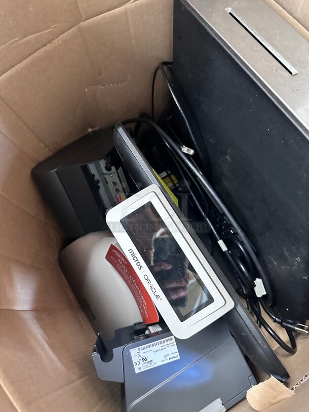 One Lot Of Micros POS System with Printers  - Image 1 of 4