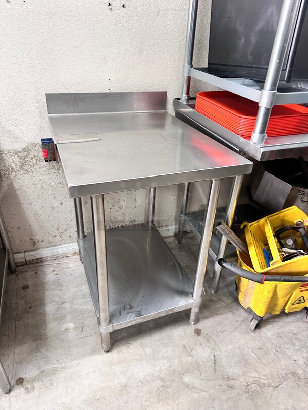 Stainless Steel Table 24x30 - Image 6 of 6