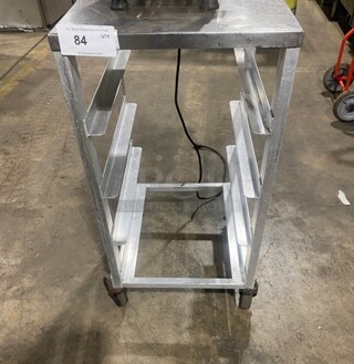 Metal Commercial Pan Transport Rack on Commercial Casters!
