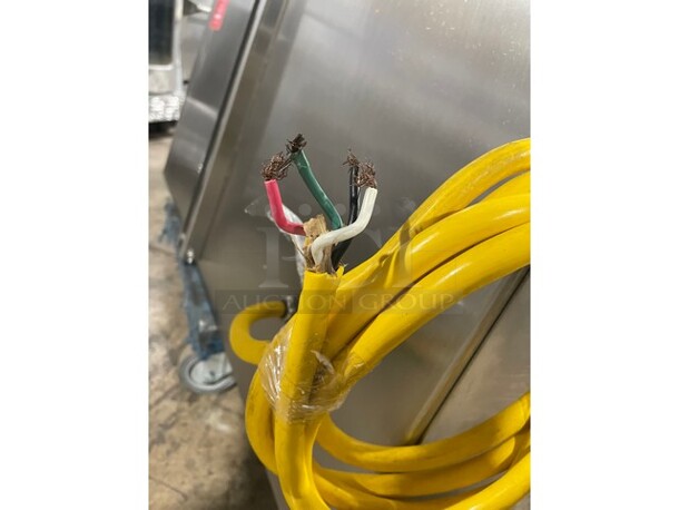 Sweet! Rondo Seewer Commercial Floor Style Automatic Adjustable/Reversible Dough Sheeter! Stainless Steel Body! Model: SFS611 Serial B9A011105! 208V 3 Phase!  - Image 8 of 12