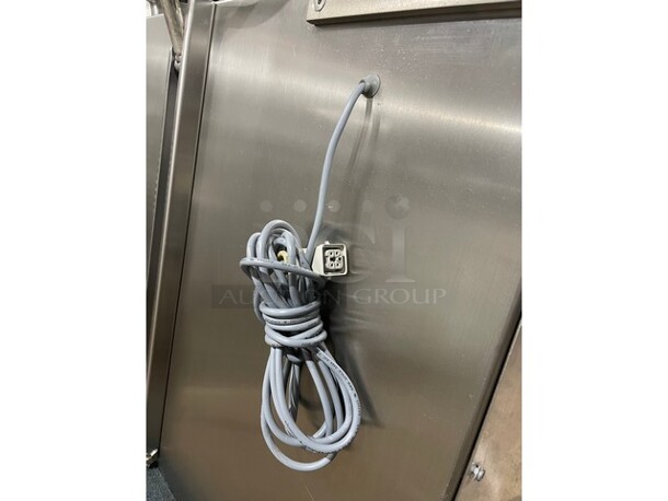 Sweet! Rondo Seewer Commercial Floor Style Automatic Adjustable/Reversible Dough Sheeter! Stainless Steel Body! Model: SFS611 Serial B9A011105! 208V 3 Phase!  - Image 12 of 12