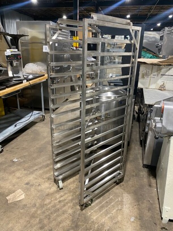 Channel Heavy Duty Stainless Steel Welded Commercial Pan Transport Rack! On Casters! - Image 3 of 10