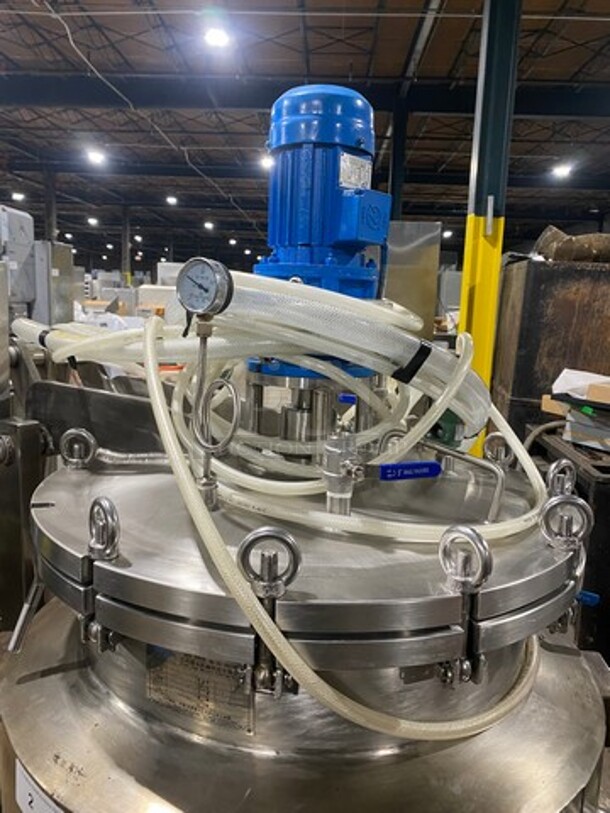AMAZING! Jingye Commercial Automatic High Pressure Cooker Machine! With Unifiller Commercial Depositor/ Dispenser Machine! All Stainless Steel! On Casters! - Image 5 of 7