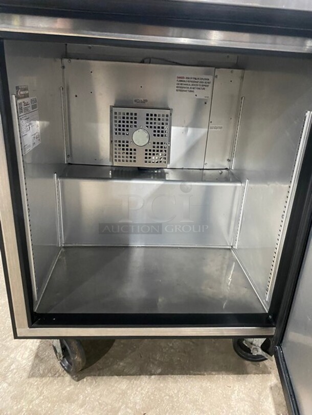 Amazing! All Stainless Steel True Freezer!1 Door Lowboy/worktop Cooler! Model TU-27F-HC Serial 972243 - Image 5 of 7
