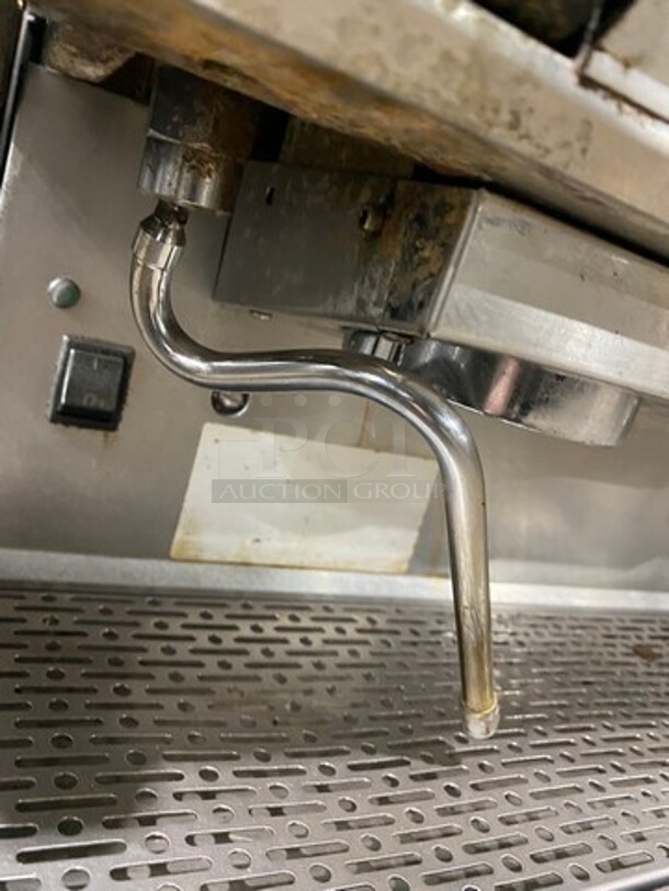 NICE! Conti Xeos Commercial Countertop 2 Group Espresso Machine! All Stainless Steel! On Small Legs! - Image 6 of 9