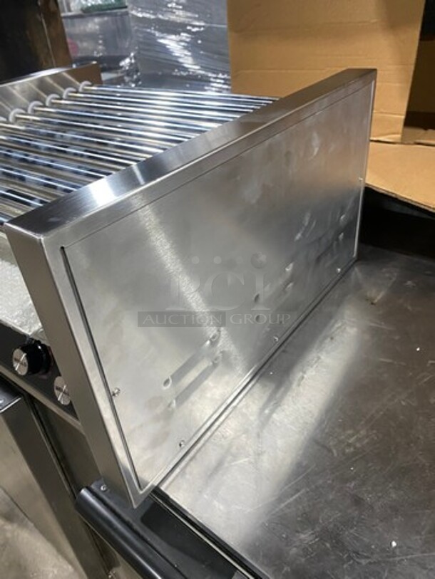 NEW! IN THE BOX! Wells Commercial Countertop Hot Dog Roller Grill! All Stainless Steel! Model: WRG30SR 120V - Image 5 of 9