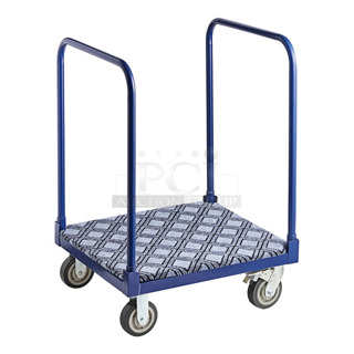 BRAND NEW SCRATCH AND DENT! Lavex 257CPT2930 29" x 30" Steel Carpeted Deck Cart - 1,000 lb. Capacity. Comes w/ Contents.