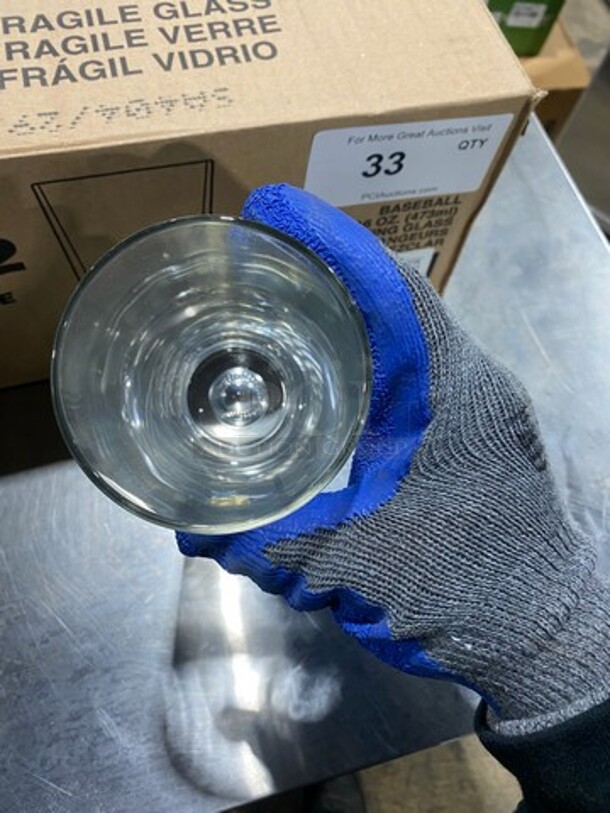 NEW! IN THE BOX! Libbey 16 OZ Baseball Mixing Glasses! 2x Your Bid! - Image 7 of 8