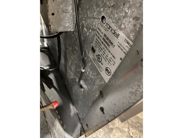 Nice! RANDELL Stainless Steel Commercial 2 Drawer Chef Base on Commercial Casters! MODEL:20048SC SN: W1381640-1 115V 60hz - Image 6 of 7